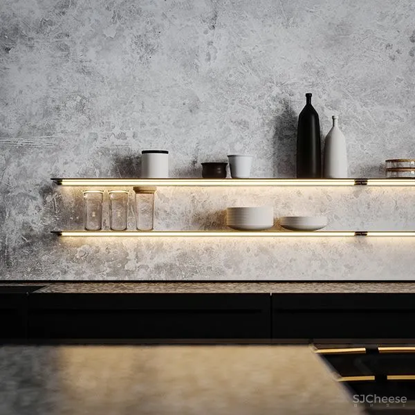 228㎡ 轻工业风, 普通的材质也能搭出高级感 Obriy Architects