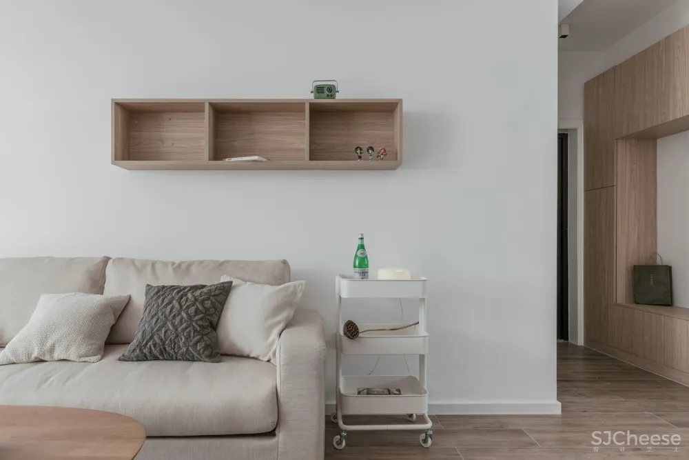 苏州120㎡现代简约风住宅,原木风的家! 一野设计