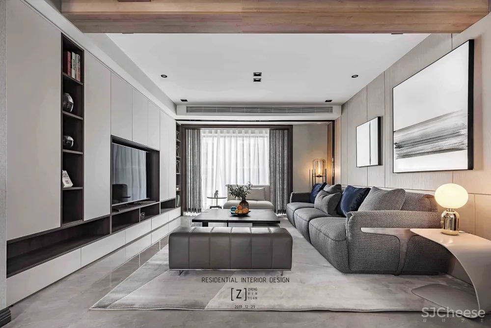 维也纳森林——260㎡现代简约风 原木色系住宅 郑鑫源