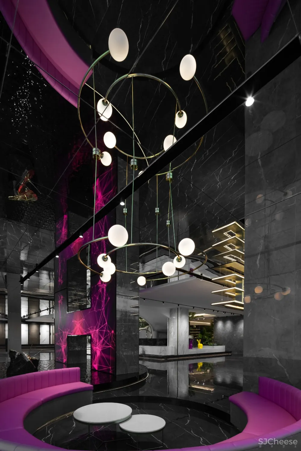 汇亚陶瓷总部展厅:让空间在自由中流淌 拓维设计