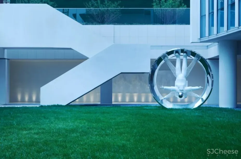 极简白 灰砖,格调十足的先锋艺术馆! 共生形态