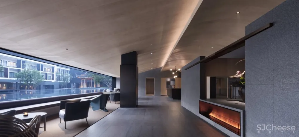 别具一格的现代酒店景观风情 水平线设计