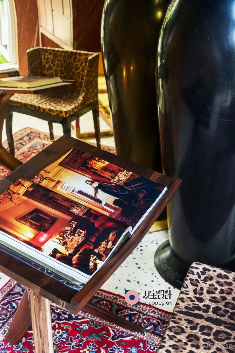 满满艺术复古风,她的家装扮得戏剧感十足 双宝设计