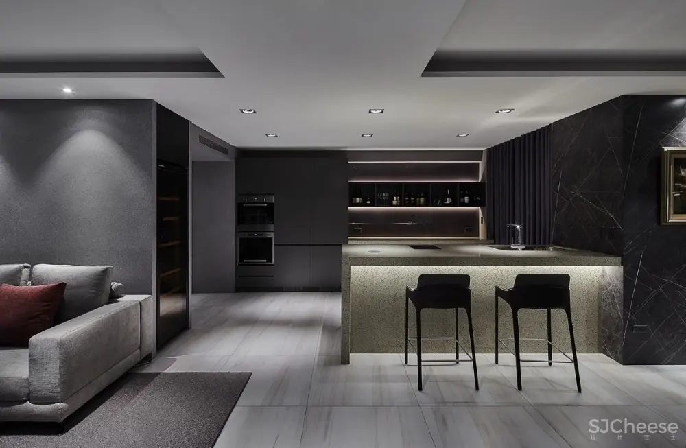 现代风大宅,优雅时尚,质感端庄