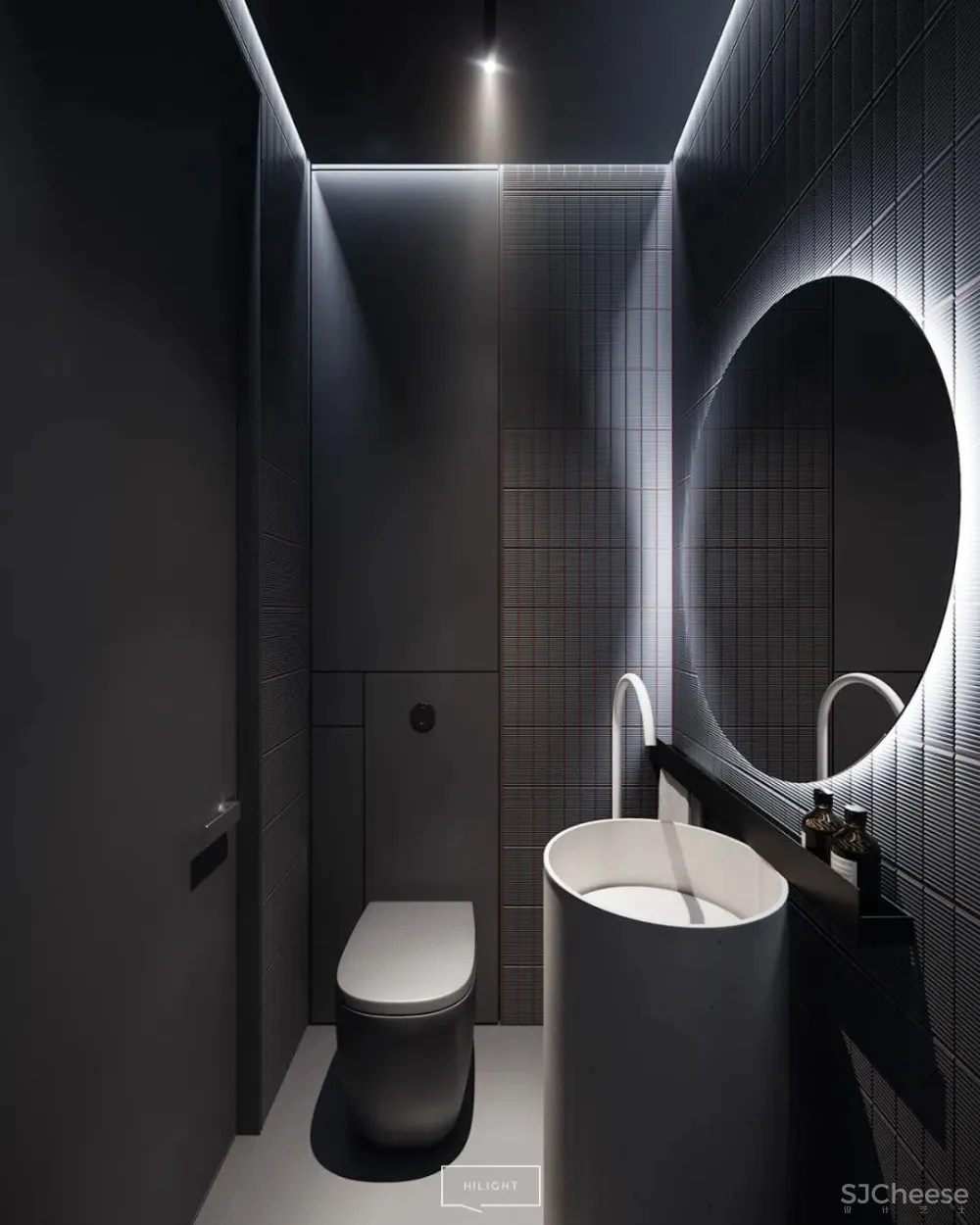 64㎡一居室，男性的雅致空间! hilight. design