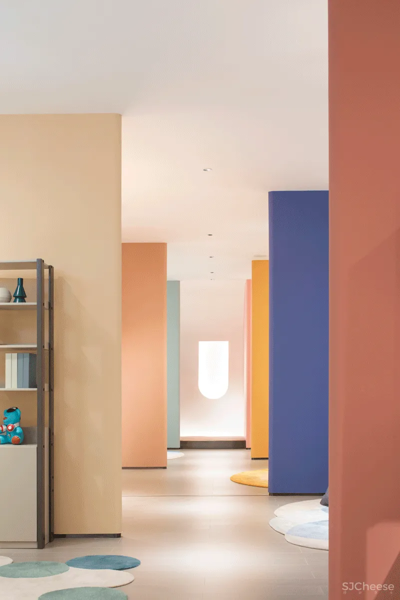 趣味十足的色彩空间,满满的艺术格调 辛视设计