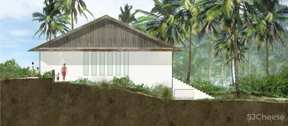 巴哈马沙丘上的面朝大海的优雅住宅 Oppenheim Architecture