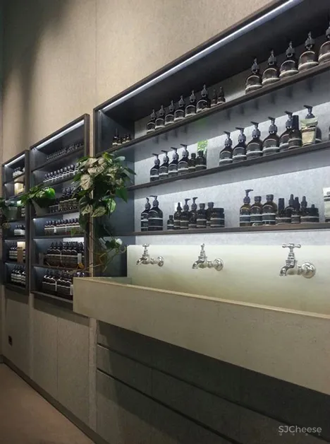 Tolila+Gilliland convert jewellery shop into felt-clad Aesop store in London