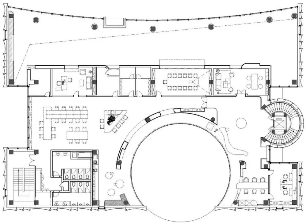 极简白 灰砖,格调十足的先锋艺术馆! 共生形态