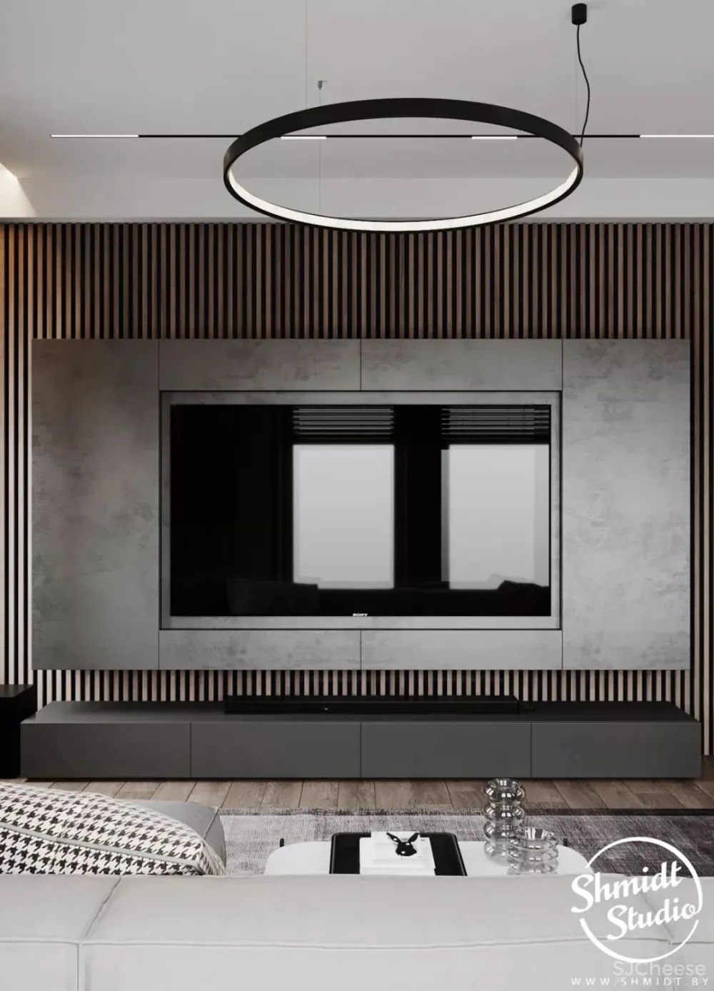 优雅时尚的高级灰 莫斯科轻奢质感住宅 Gennady Shmidt