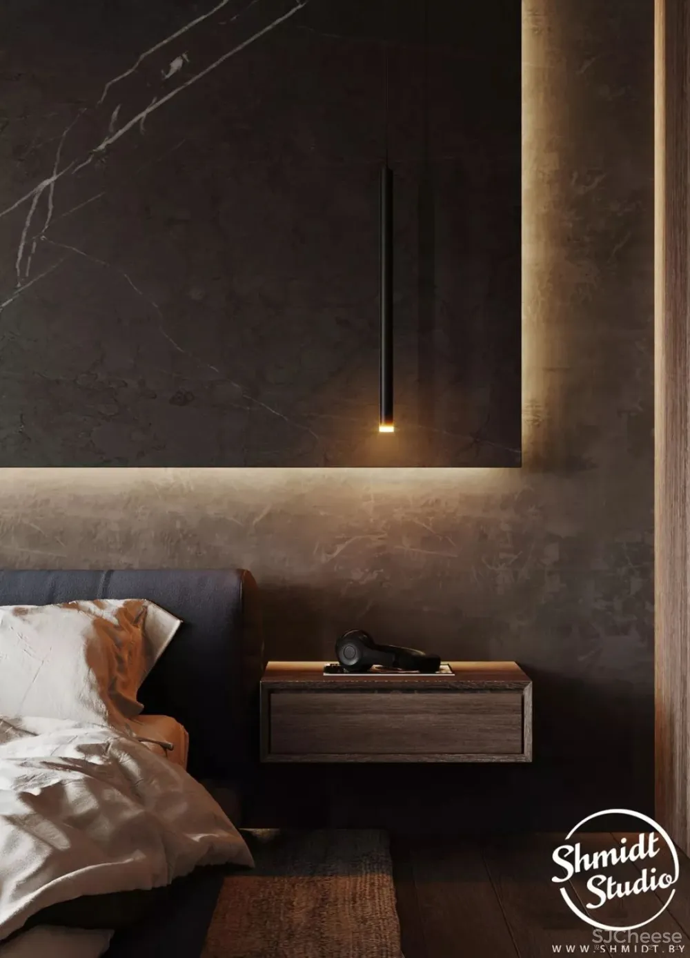 优雅时尚的高级灰 莫斯科轻奢质感住宅 Gennady Shmidt