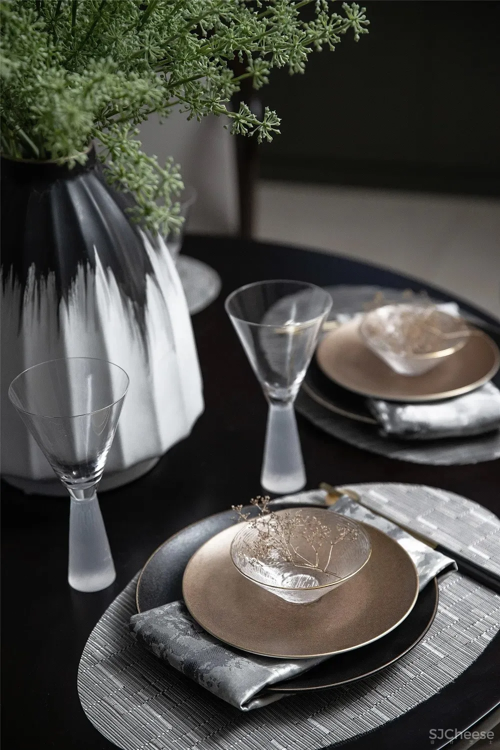 143m2新中式样板间，东方的现代艺韵 品辰设计