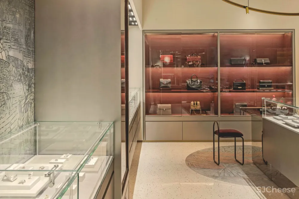 400㎡“华夏典当行品真阁”概念旗舰店 八荒设计