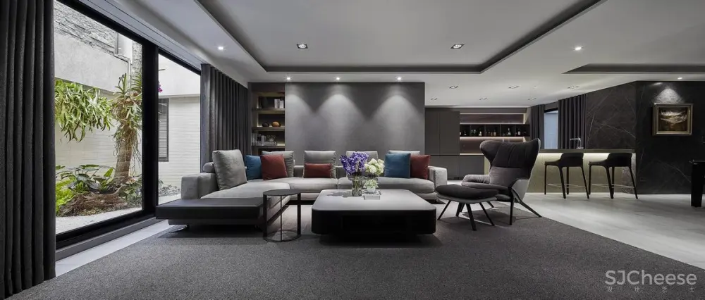 现代风大宅,优雅时尚,质感端庄