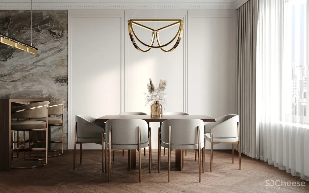 现代轻奢的质感美，极具特色化的居所！