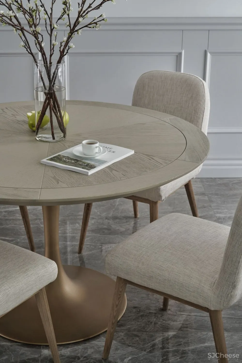 烘培主播的166m²“活该”让人羡慕,轻奢又大气 GHB Interior Design