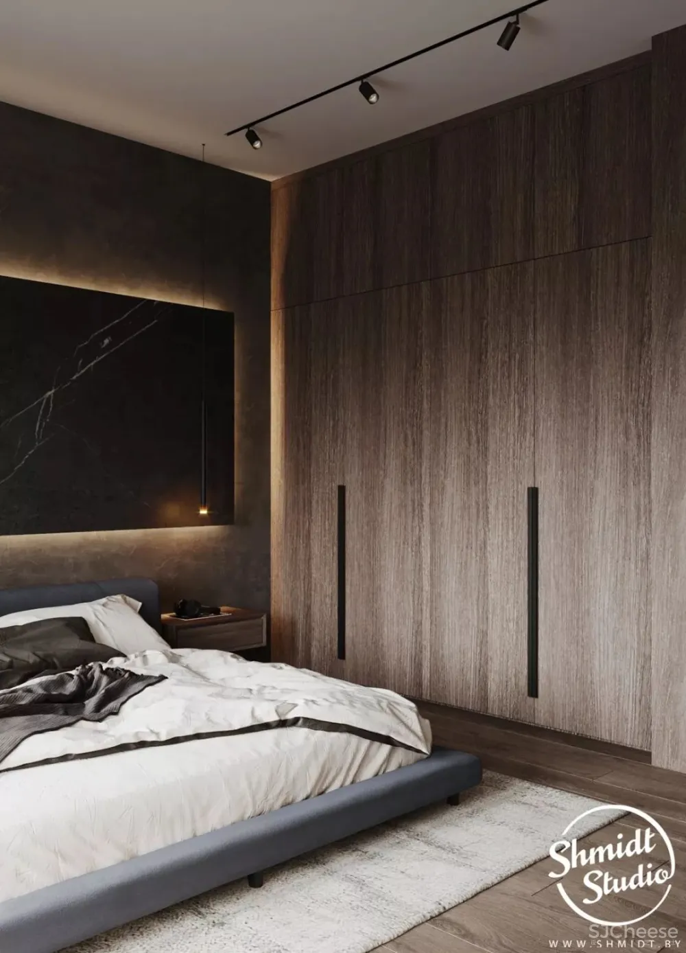 优雅时尚的高级灰 莫斯科轻奢质感住宅 Gennady Shmidt