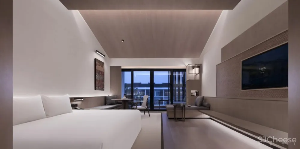 别具一格的现代酒店景观风情 水平线设计