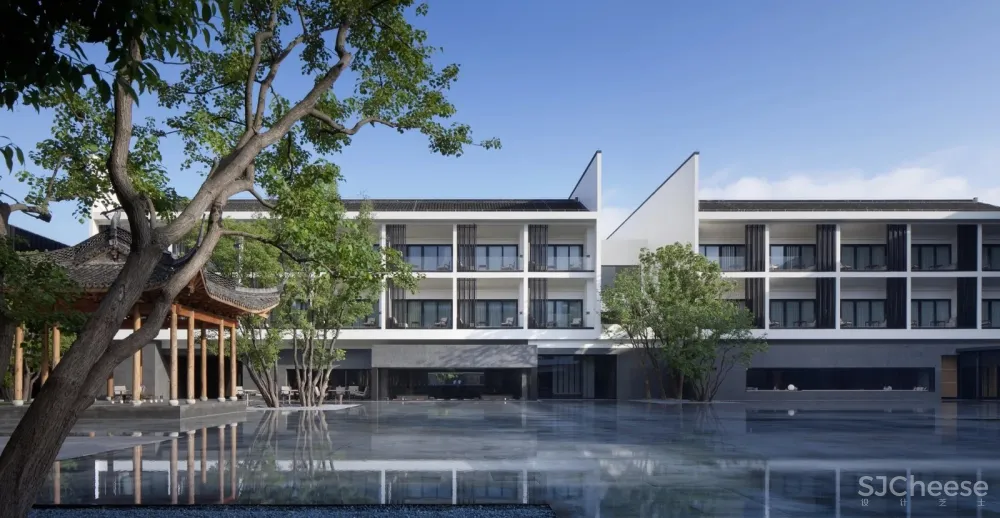 别具一格的现代酒店景观风情 水平线设计