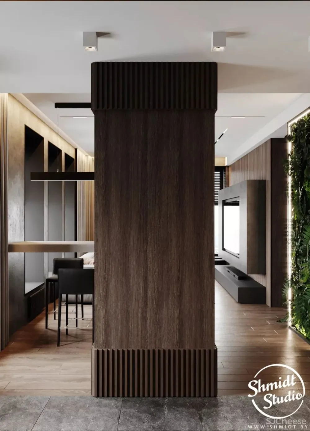 优雅时尚的高级灰 莫斯科轻奢质感住宅 Gennady Shmidt