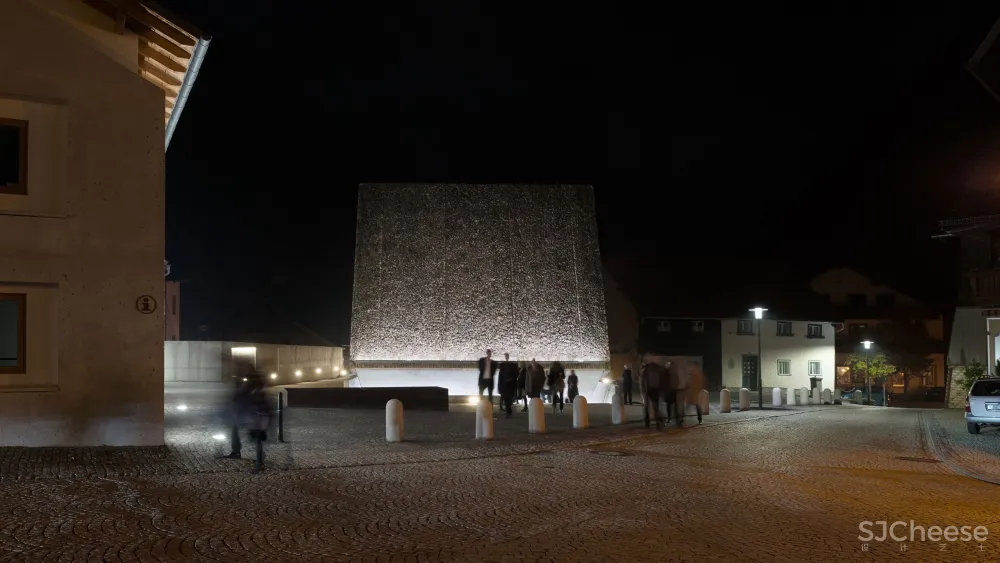 A Tilted, Submerged Concert Hall by Peter Haimerl Architektur