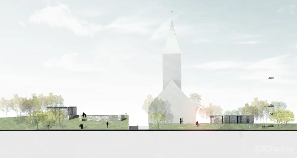 Büro Ziyu Zhuang and RSAA Reimagine the Basilica With Modernized Church in China