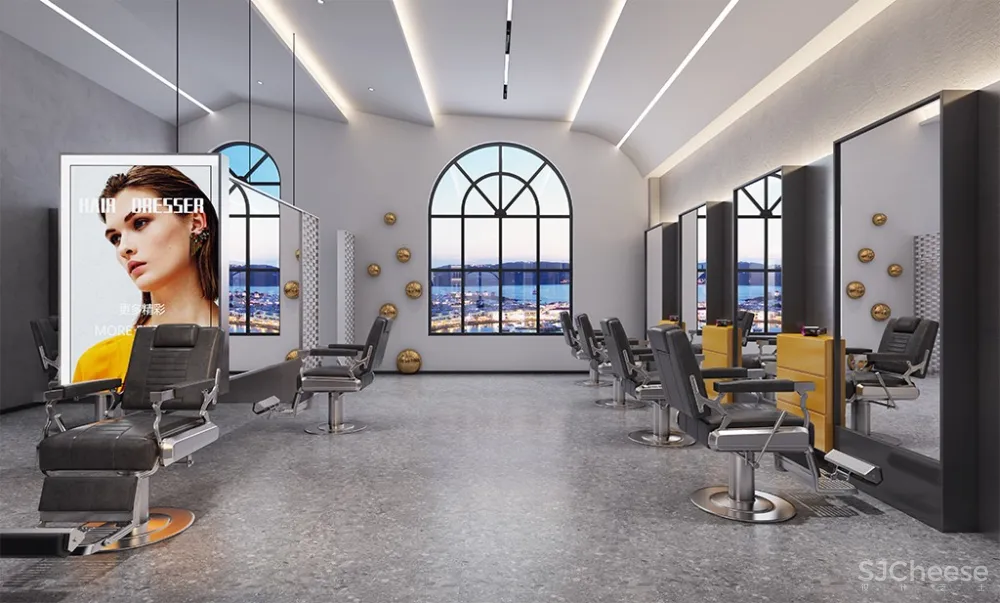 人家这才叫发廊,你那只能叫理发店 灵想装饰