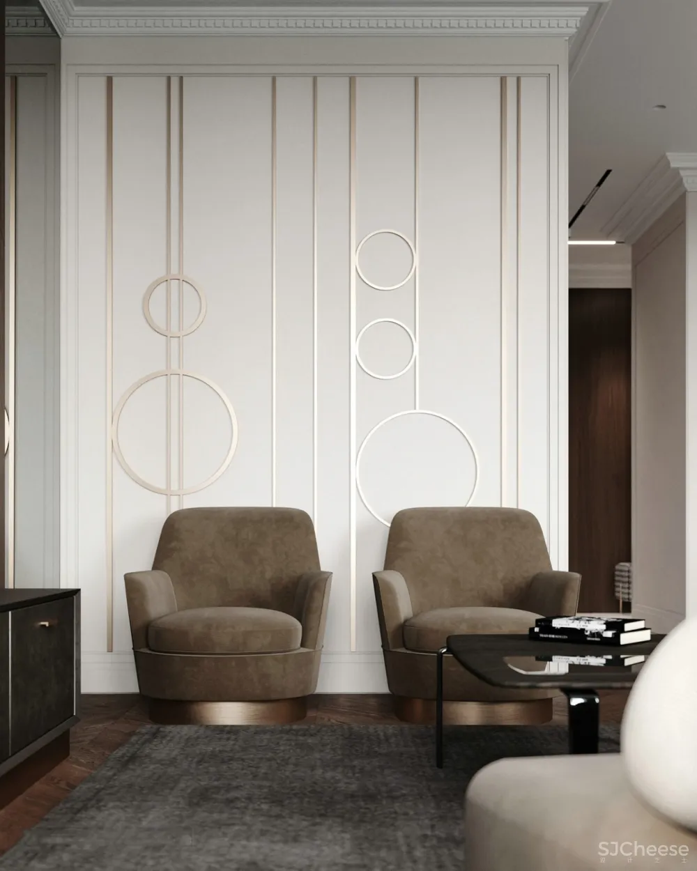 现代轻奢的质感美，极具特色化的居所！