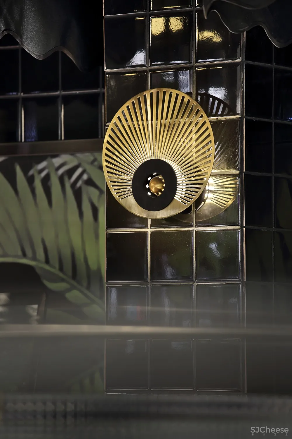 308㎡复古橄榄绿餐厅,邂逅那撩人的别样风趣! 艺鼎设计