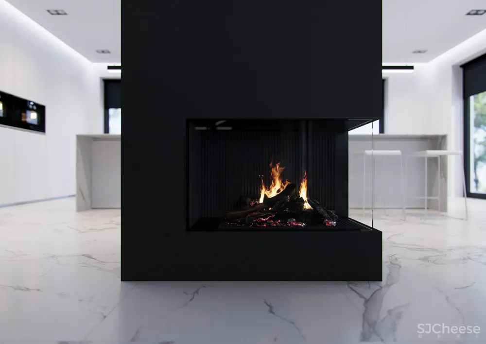 黑白灰现代简约住宅，简单不失精致！ Studio Light Design