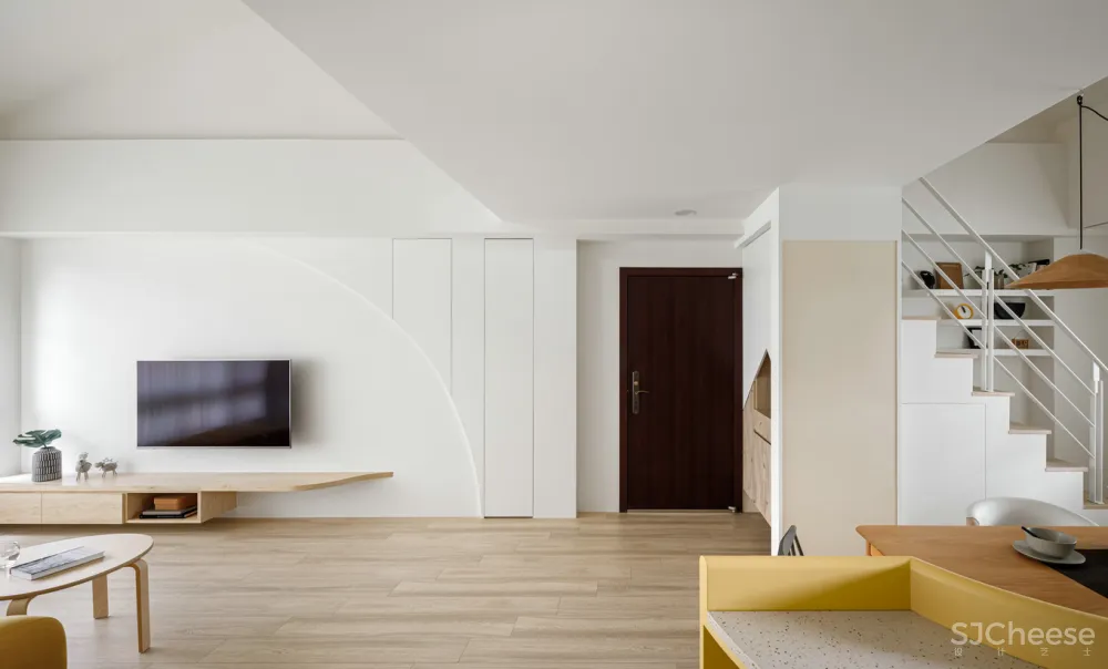 现代简约住宅,时尚色彩超赞! 寓子设计