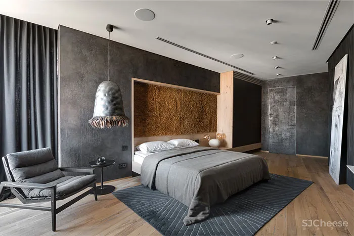 简约单身公寓,让生活充满质感而不受束缚 Sergey Makhno Architects