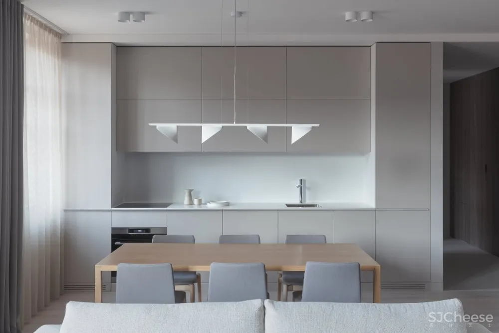 AKTA | Vingriu Apartment , 独立中性的现代住宅