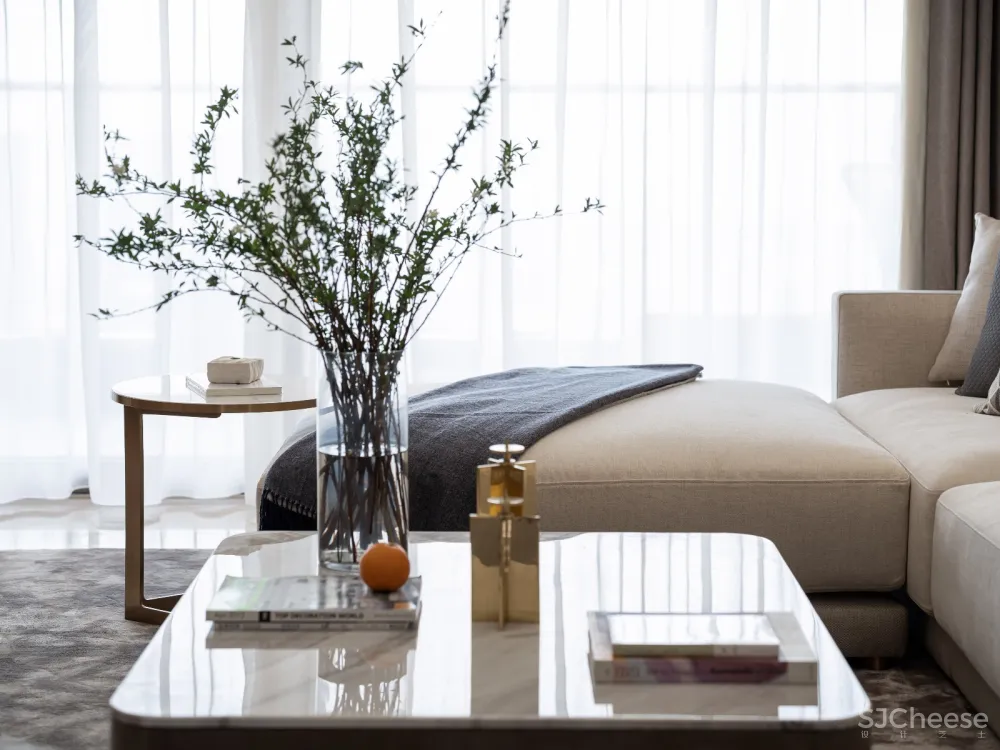 175㎡现代轻奢风样板间,素雅精致的艺术内核! 鸿艺源设计