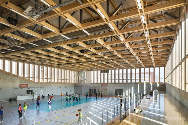 Sports Center in Neudorf Atelier Zündel Cristea