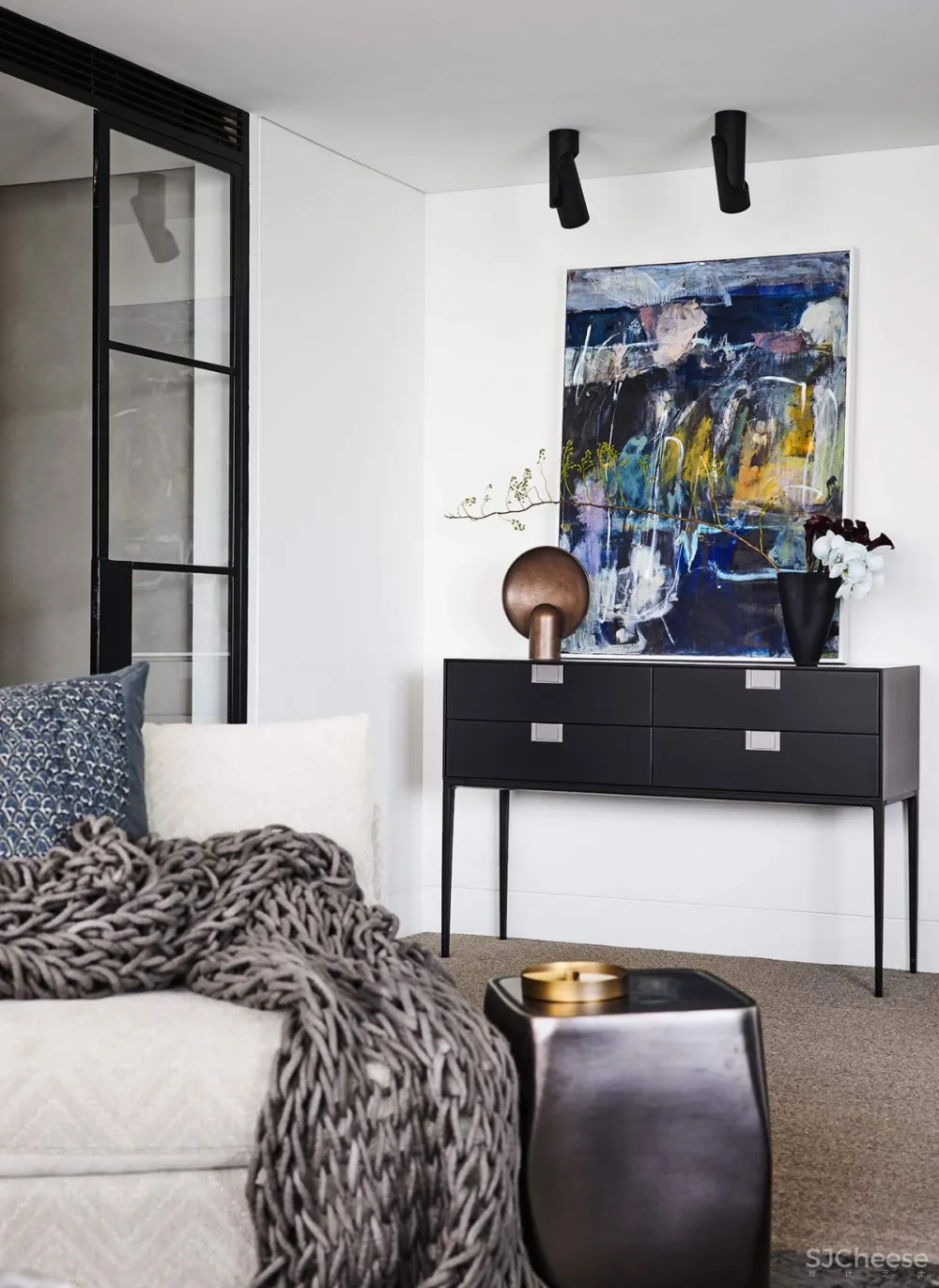 Hare & Klein | Cloud Apartment , 现代动态纹理的设计