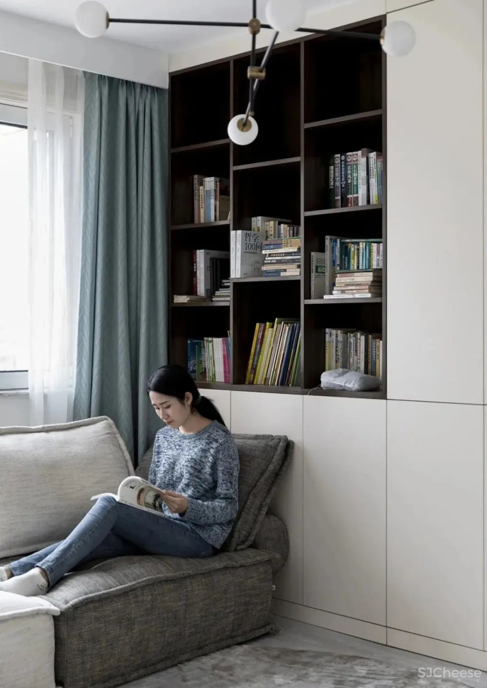 120平简约三口之家，儿童房空间利用高 玖雅设计