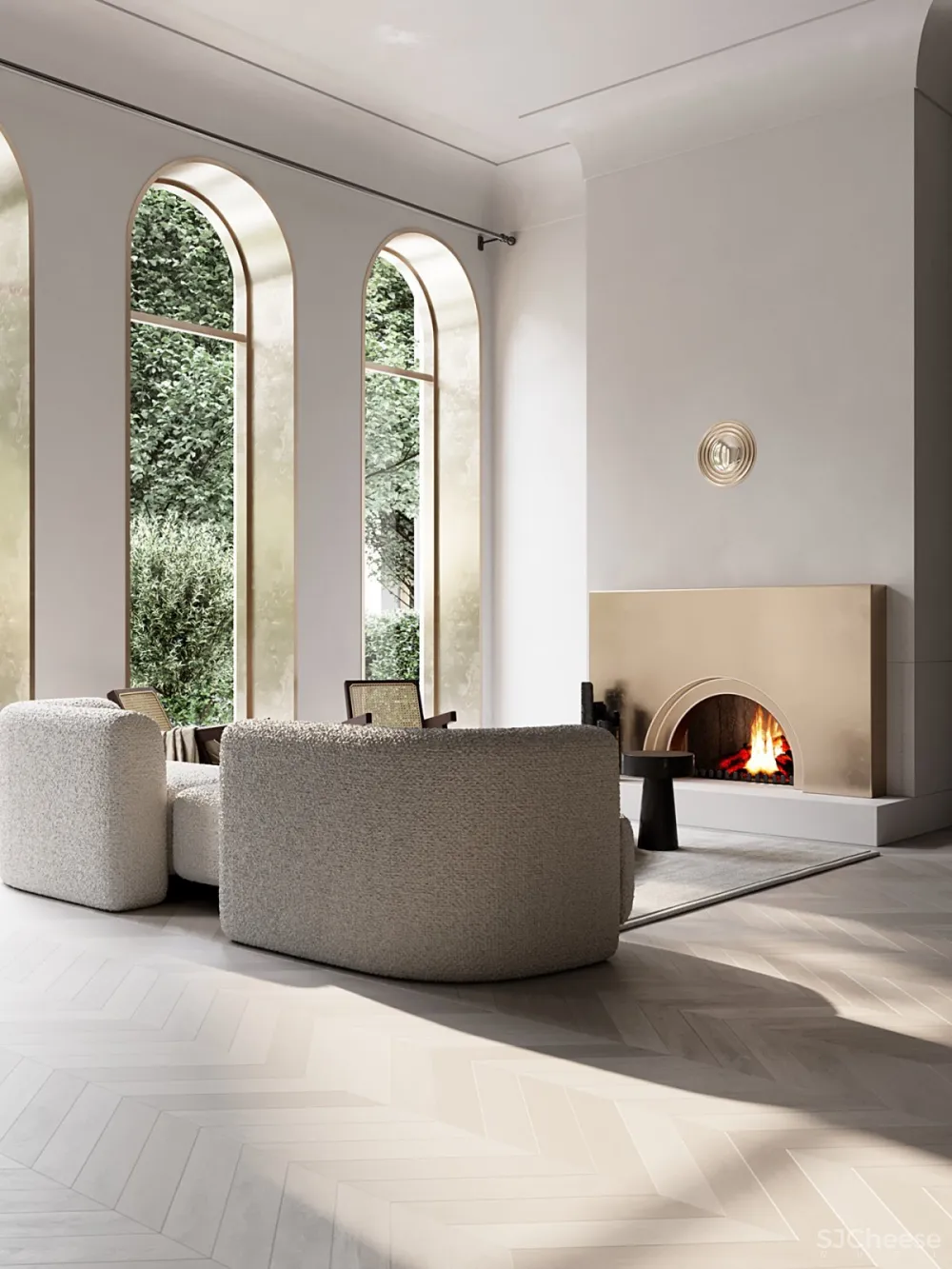 Quadro Room | Cameo Moscow , 莫斯科禁欲主义别墅