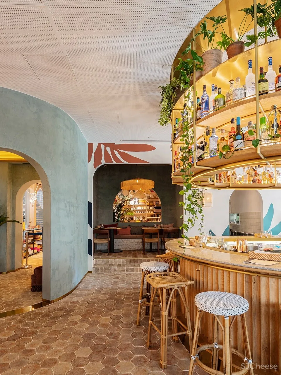 新加坡Merci Marcel咖啡厅酒吧Orchard路店 HUI DESIGNS