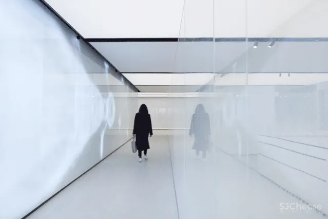 极简白 灰砖,格调十足的先锋艺术馆! 共生形态