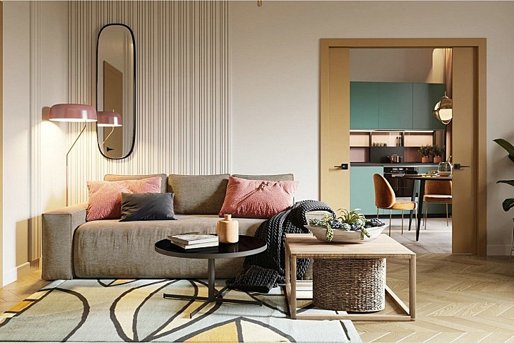 暖色系的精致，舒适而不失浪漫的居所