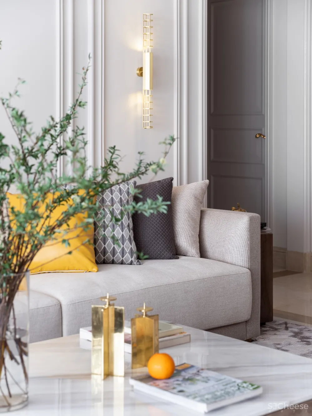 175㎡现代轻奢风样板间,素雅精致的艺术内核! 鸿艺源设计