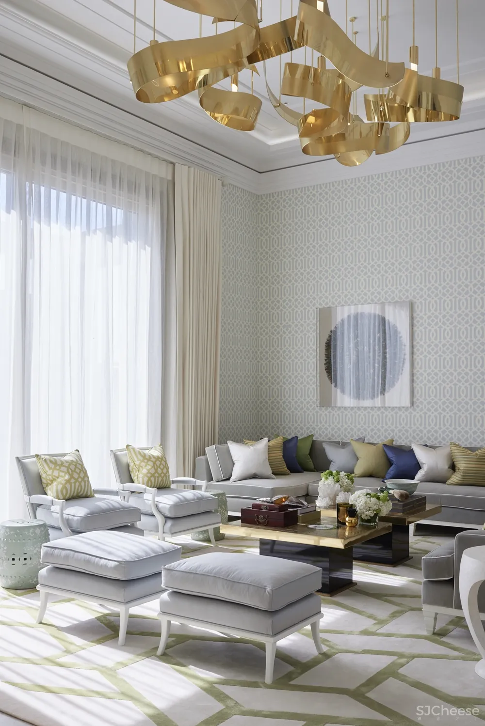 Katharine Pooley | Kuwait Villa , 现代奢华的别致空间