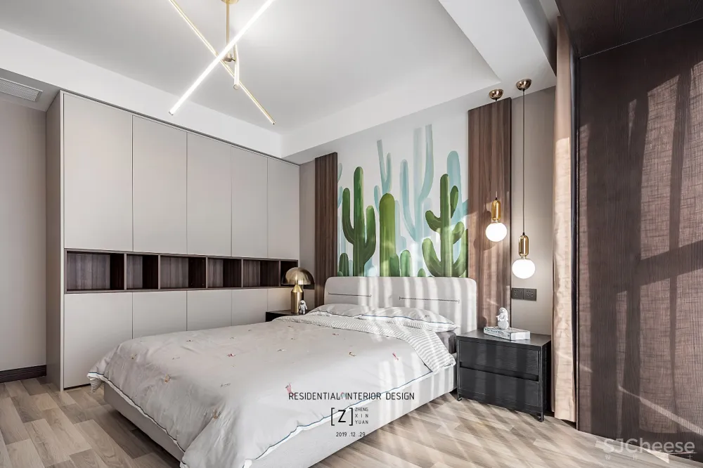 维也纳森林——260㎡现代简约风 原木色系住宅 郑鑫源