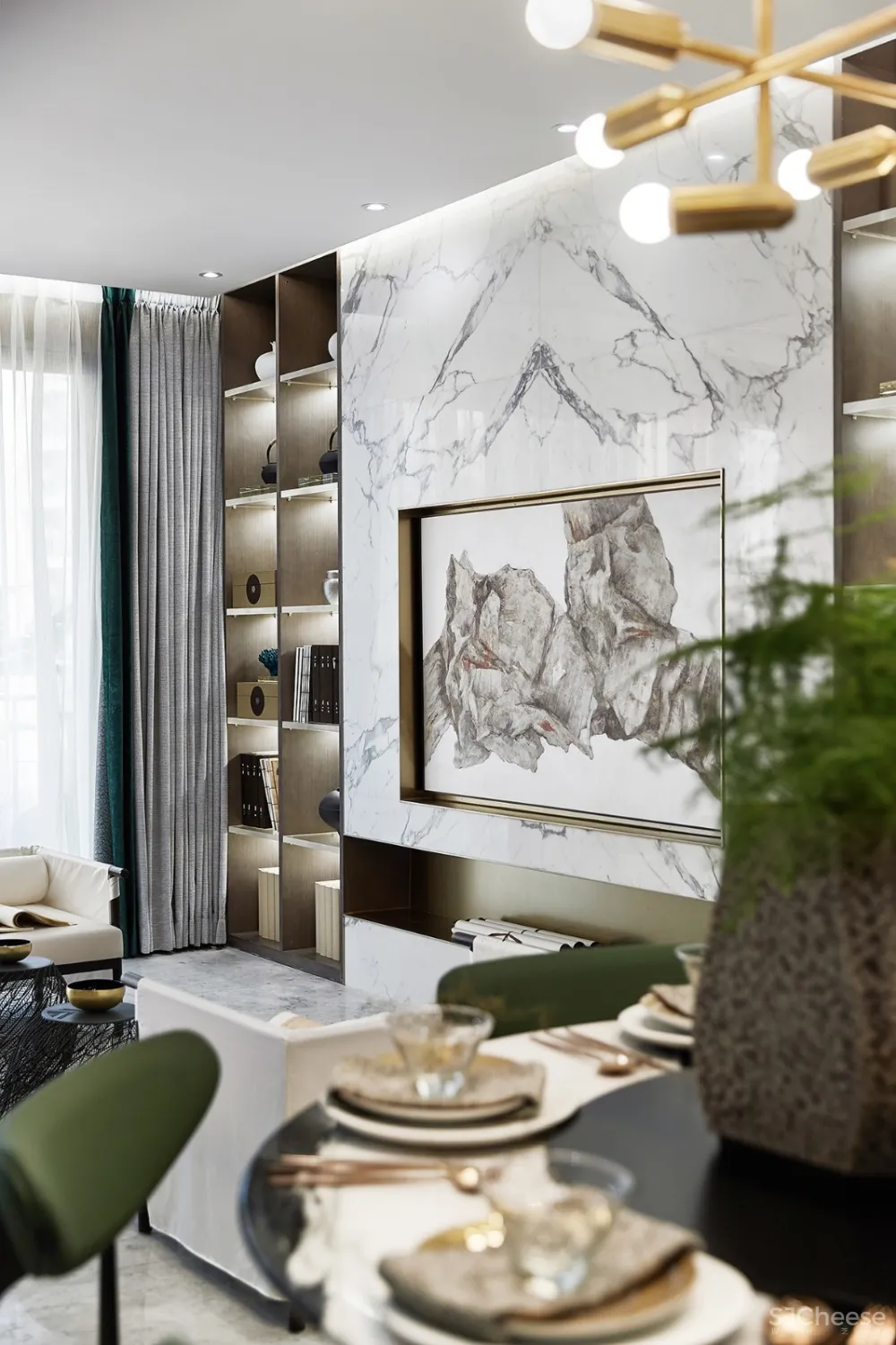 189㎡现代都市样板间，非凡气质的至臻格调！ 史南桥