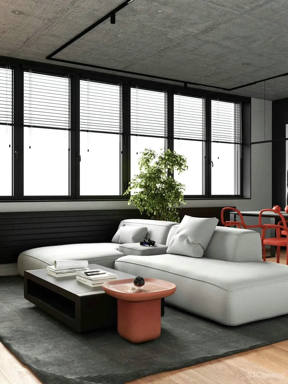 北欧居所遇上工业元素的精致美，随性的家