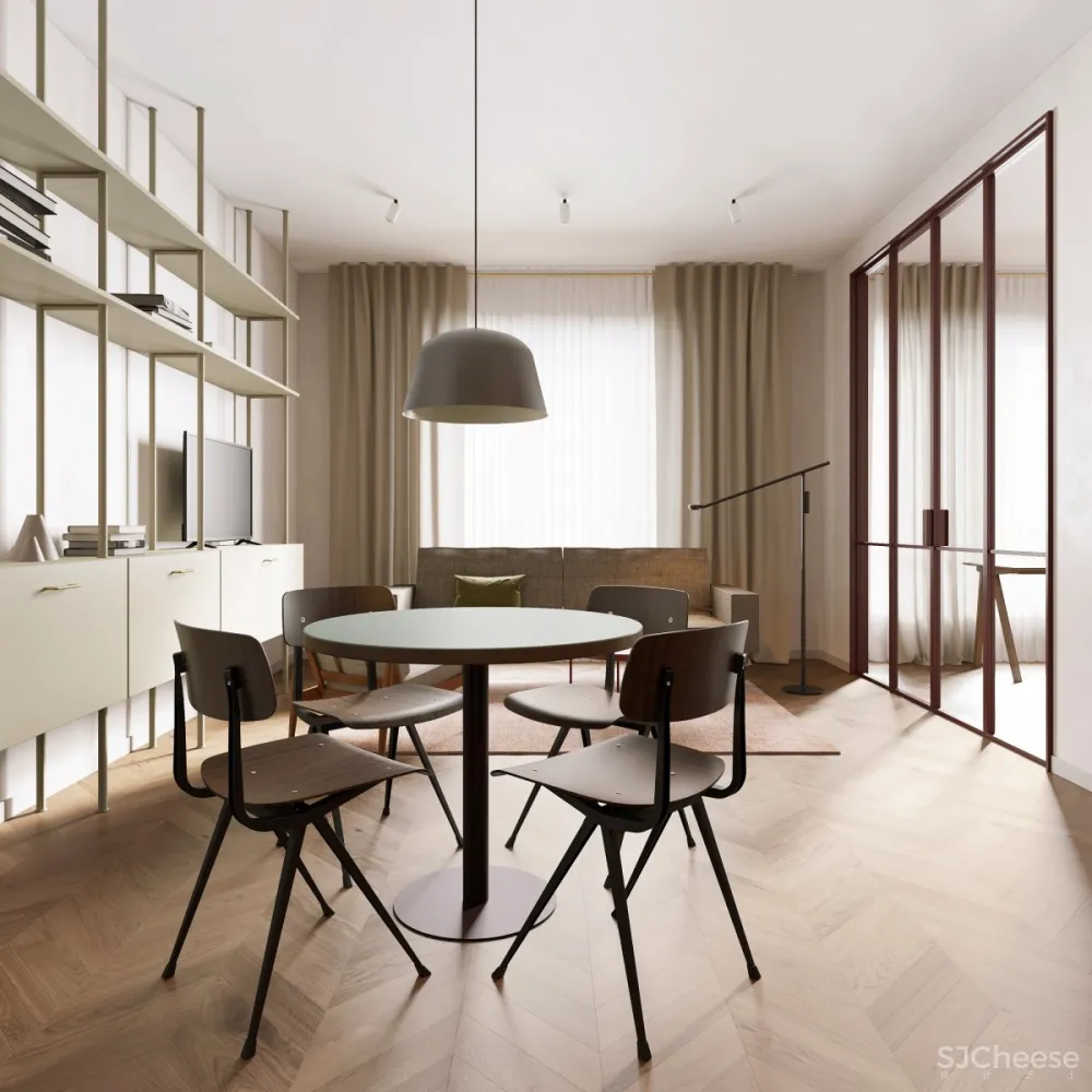 Lera Brumina | 63㎡ Apartment , 极简莫斯科公寓