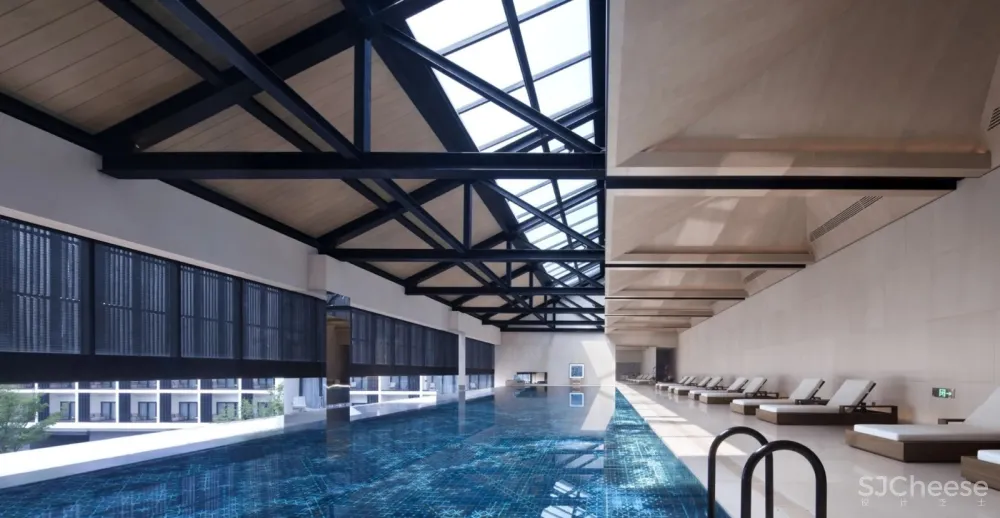 别具一格的现代酒店景观风情 水平线设计