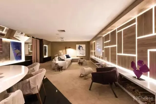 墙面巧用光，开个炫炫的家具店