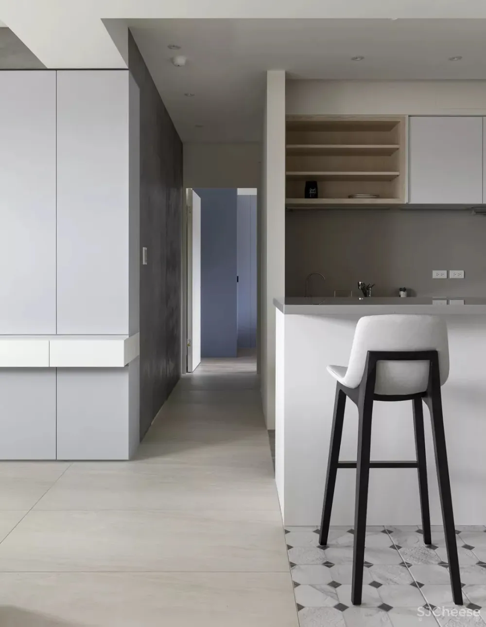 女设计师的90㎡,一人居简约自由超舒适 质本设计